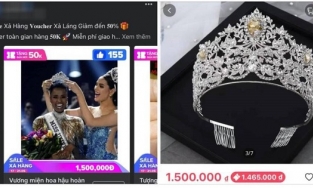 Vương miện Hoa hậu Hoàn Vũ giá 115 tỷ bị 'nhái' với giá... triệu rưỡi