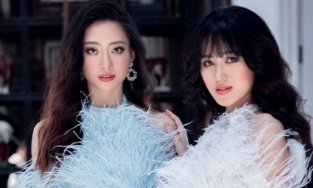 'Hoa hậu nông dân' Đỗ Thị Hà đọ sắc 'Hoa hậu tri thức' Lương Thùy Linh