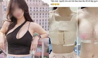 Diễn viên Về Nhà Đi Con lại lộ thêm hình ảnh tự khoe nâng cấp vòng 1