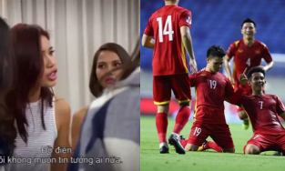 Việt Nam 'thắng đậm' Indonesia 4-0, clip Minh Tú 'dạy dỗ' siêu mẫu nước này bỗng hot lại