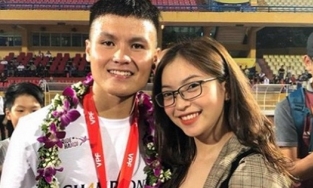 Phản ứng của Nhật Lê khi được ví là thiên thần may mắn của Quang Hải