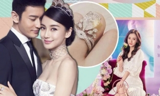 Angelababy đeo lại nhẫn kim cương triệu đô mà Huỳnh Hiểu Minh tặng