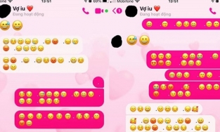 Cô vợ cao tay phát hiện chồng 'ăn phở' qua loạt tin nhắn chỉ toàn icon