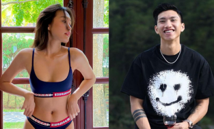 Đoàn Văn Hậu cười ngượng khi 'tình tin đồn' Doãn Hải My tung ảnh nội y