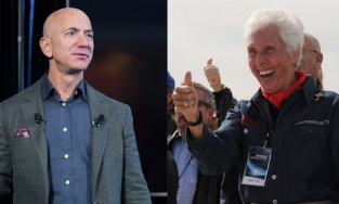 Tỷ phú Jeff Bezos sẽ bay vào vũ trụ cùng cụ bà 82 tuổi vào tháng 7 này