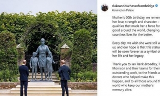 Đăng thông báo sau lễ khánh thành tượng mẹ, William lộ mối quan hệ hiện tại với Harry