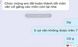 Tâm sự với giáo viên 'sợ Văn không được 7 điểm', nữ sinh nhận về cái kết phũ