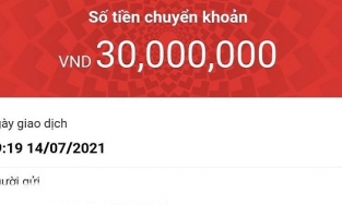 Thí sinh chuyển nhầm lệ phí xét tuyển đại học từ 30 nghìn thành 30 triệu