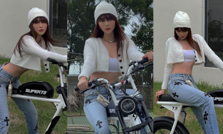 Ngọc Trinh thả dáng bên siêu xe đôi với Sơn Tùng, hot thế nào mà 'ông trùm kim cương' cũng trầm trồ?