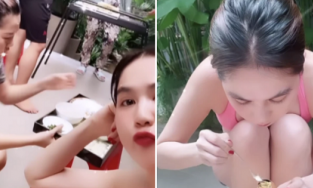 Ngọc Trinh 'chơi đồ hàng' kiểu đại gia khi ở nhà giãn cách