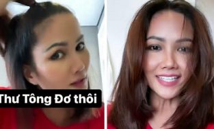 Hoa hậu H'Hen Niê trổ tài tự cắt tóc, cái kết liệu có 'chuẩn salon'?