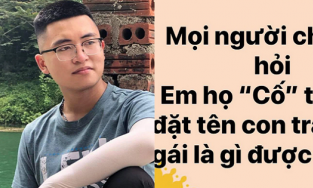 Thanh niên họ Cố lên mạng nhờ đặt tên con, nhận về loạt gợi ý có '102'