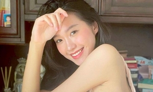 Tung ảnh mới, nhan sắc tình tin đồn Đoàn Văn Hậu được ví như Thúy Kiều