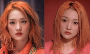 Châu Tấn bão mạng khi lần đầu 'chơi lớn' nhuộm tóc màu cam nổi bần bật