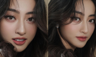 'Hoa hậu tri thức' Lương Thùy Linh càng chụp cận mặt càng đẹp 