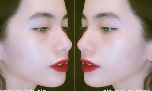 Cẩm Đan khoe góc nghiêng 'cực phẩm'