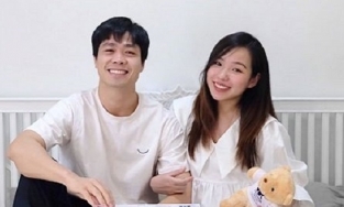 Công Phượng thông báo bà xã Viên Minh đã hạ sinh con đầu lòng