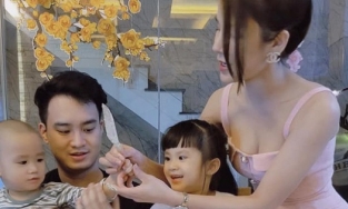 Diệp Lâm Anh đăng ảnh gia đình hạnh phúc, phản bác tin đồn ly hôn
