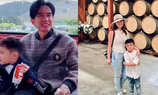 Đan Trường và vợ cũ thân thiết như một cặp, đưa con trai đi chơi nông trại