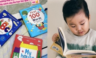 Tiết lộ 9 quyển sách bé Bo đọc từ 3 tháng tuổi, Hòa Minzy được khen khéo dạy con