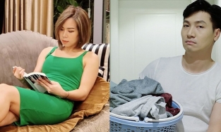 Trên phim là sếp, ngoài đời 'Shark Long' đi giặt đồ cho vợ đọc sách