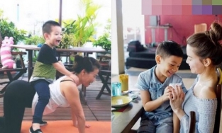 Hồ Ngọc Hà tung loạt ảnh lúc bé siêu đáng yêu của quý tử Subeo