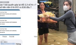 Thực hư việc Thủy Tiên sử dụng 3 số tài khoản để quyên góp từ thiện