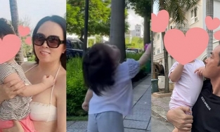 Hậu tin đồn tái hợp, Phượng Chanel - Quách Ngọc Ngoan để lộ mặt con gái cưng