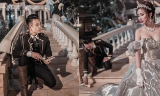 Tung ảnh cưới với bà xã, Minh Nhựa tự nhận 'ngày xưa nhặt giày, giờ nhặt giá'