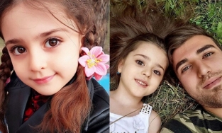 Bố của thiên thần nhí đẹp nhất Tây Á phải nghỉ việc để đi theo bảo vệ con gái 