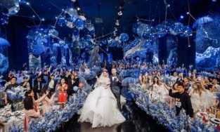 Hôn lễ hoành tráng của nữ idol Giang Cảnh Nhi và CEO công ty giải trí