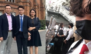 Con trai Chi Bảo đi làm phục vụ tại Mỹ