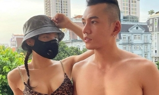 Cặp đôi Phương Trinh Jolie - Lý Bình diện đồ mát mẻ khoe dáng đẹp như tạc tượng