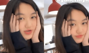 Con gái của Vương Phi Lý Á Bằng tự tin khoe cận gương mặt tuổi 15