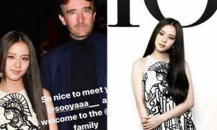 Jisoo (BLACKPINK) khoe nhan sắc nữ thần khi chụp cùng 'Thái tử' đế chế LVMH