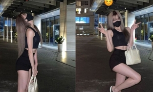 Thiều Bảo Trâm đổi màu tóc mới, khoe vóc dáng chuẩn từng centimet