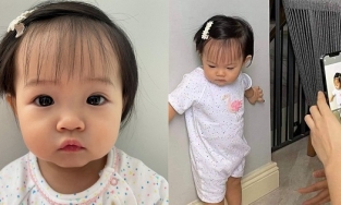 Đàm Thu Trang khoe ảnh thẻ của Suchin, netizen nức nở khen đáng yêu