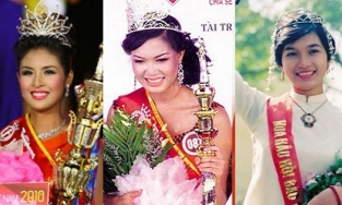 Khoảnh khắc đăng quang đáng nhớ của dàn Hoa hậu Việt: Thùy Dung rơi vương miện, Ngọc Hân nói hớ