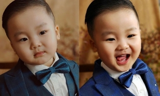 Loạt ảnh đón tuổi mới siêu cưng của con trai Hòa Minzy, chuẩn quý tử hào môn