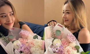 Giữa tin đồn hẹn hò thiếu gia, Chi Pu hạnh phúc khoe được ai đó tặng hoa 