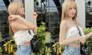 Thiều Bảo Trâm tung ảnh mới, netizen hỏi: 'Sao không mặc đồ hiệu nữa chị?'