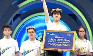 Đặng Lê Nguyên Vũ thắng tuyệt đối trận tháng đầu tiên Olympia năm thứ 22