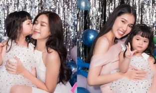 Tiểu thư 3 tuổi được cả dàn Hoa Á hậu đình đám đến dự sinh nhật là ai?