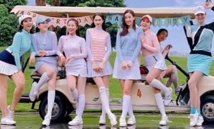 Hậu tái xuất, Hương Giang 'xả ảnh' bên hội bạn thân mới toàn Hoa hậu đình đám