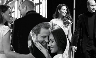 Bộ ảnh tình tứ của cặp đôi hoàng gia William - Kate sao chép Meghan?