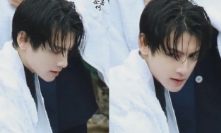 La Vân Hi đẹp như nam thần ở hậu trường trước khi bị nam phụ đấm nhập viện