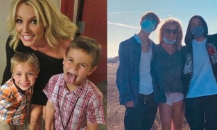 Đăng ảnh thơ ấu của con, Britney vui buồn lẫn lộn vì các con lớn quá nhanh