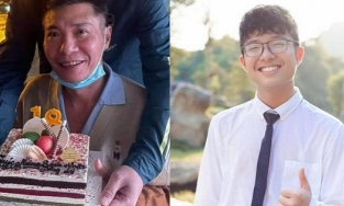 Vợ mới Công Lý thức qua 12g đêm để chúc mừng sinh nhật con riêng của chồng 