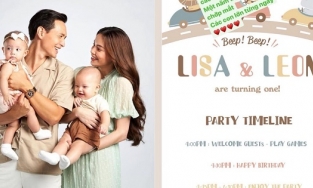 Hồ Ngọc Hà tung thiệp mời, tiết lộ loạt tiết mục hay ho trong tiệc đầy tháng Lisa - Leon