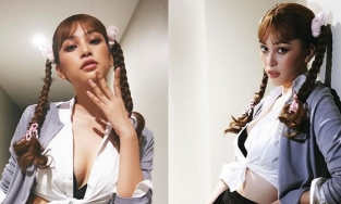 Hoa hậu Tiểu Vy đu Halloween thất bại: Cosplay Britney Spears nhưng bị nhận xét là em gái Annabelle